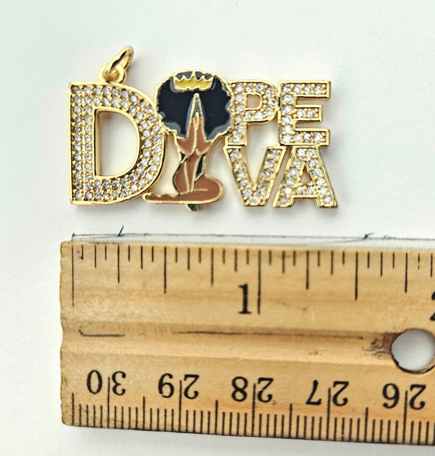 CZ Dope Diva Charm