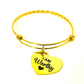 I am Worthy - Gold Ally Bangle