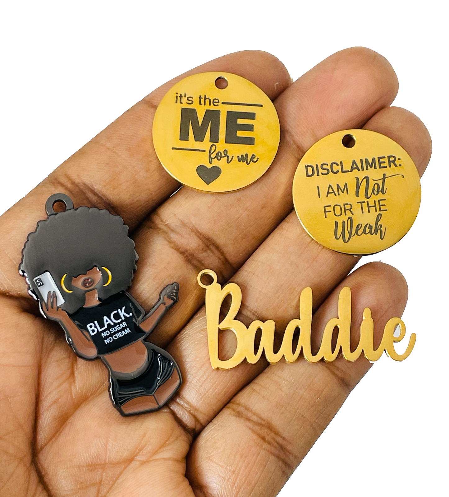 Baddie Gold Charm Bundle