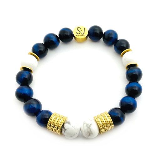 Blue Tiger Eye Bracelet