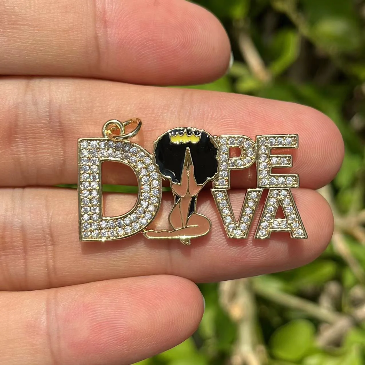 CZ Dope Diva Charm