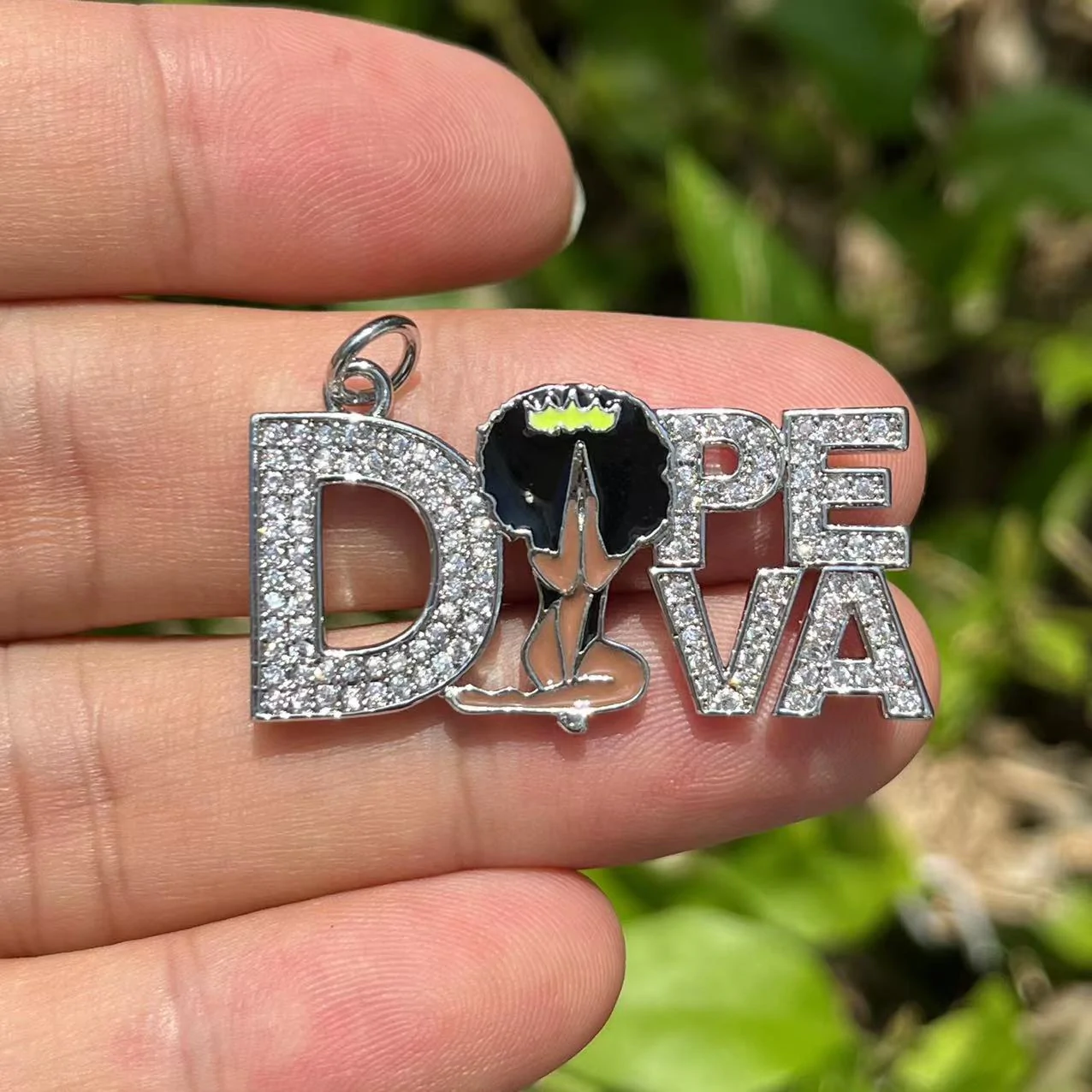 CZ Dope Diva Charm