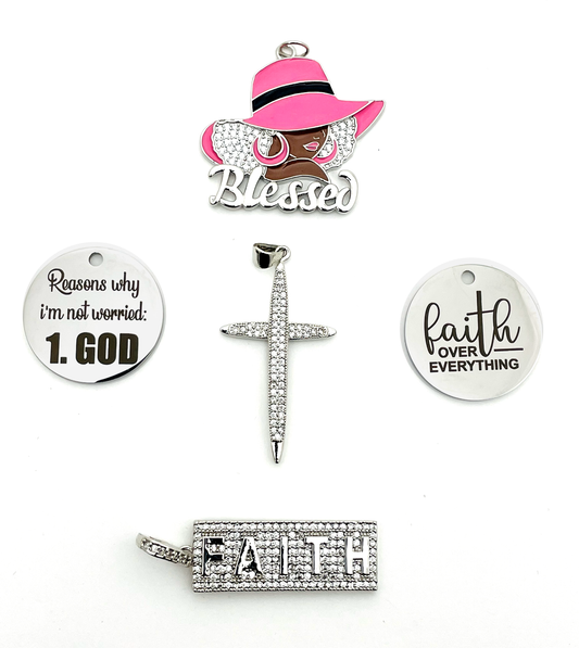 Faith Silver Charm Bundle