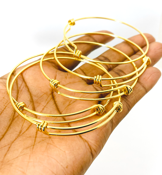 Gold Adjustable Bangles