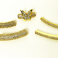 Gold CZ Large Tubes - 5pcs