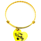 I am Worthy - Gold Ally Bangle