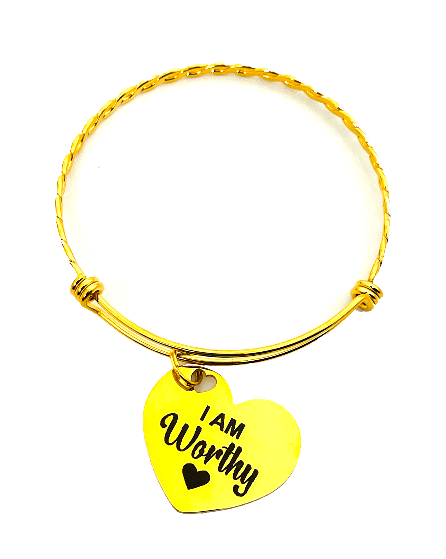 I am Worthy - Gold Ally Bangle