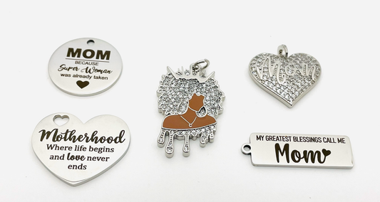 Mom Silver Charm Bundle