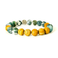 Moss Agate and Wood Jasper Bracelet