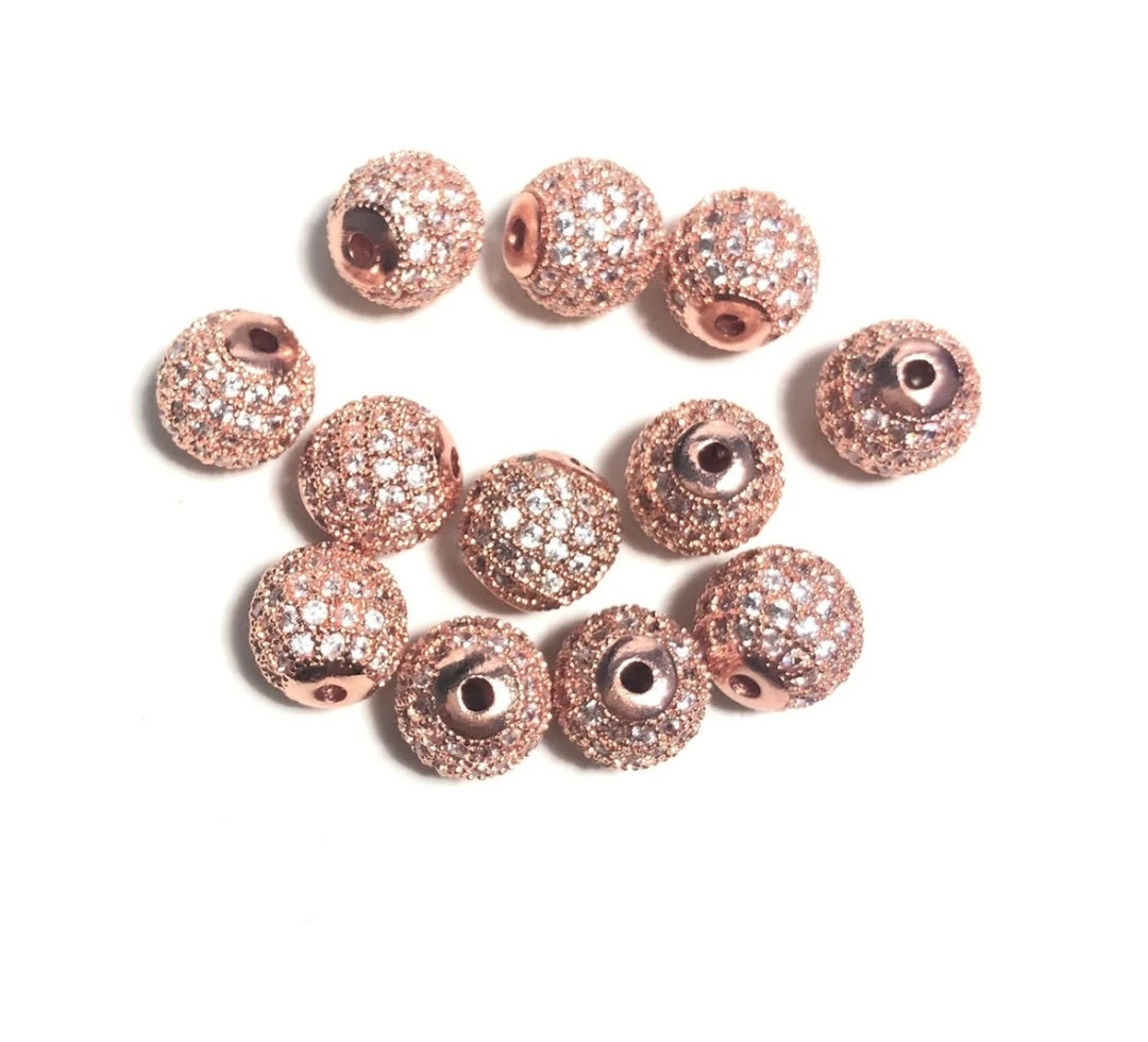 CZ Micro Pave Balls- 10mm