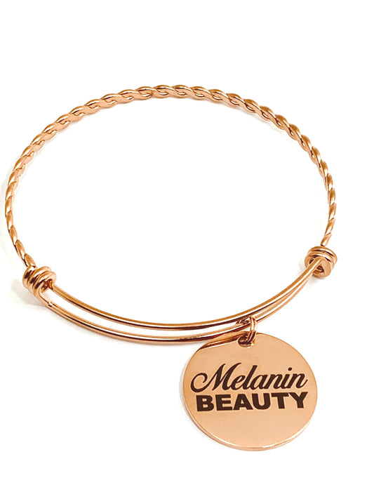 Melanin Beauty Rose Gold Ally Bangle