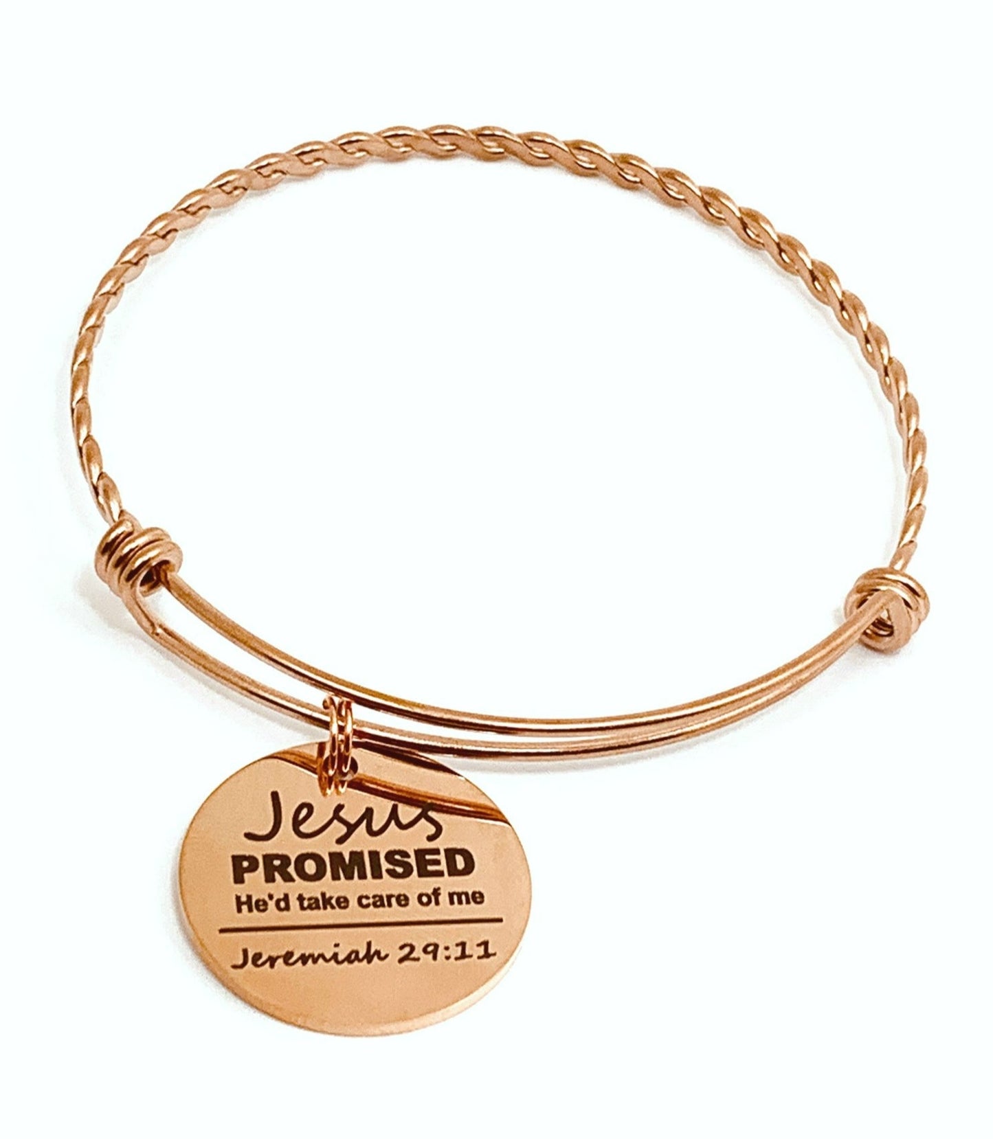 Jesus Promised Rose Gold Ally Bangle