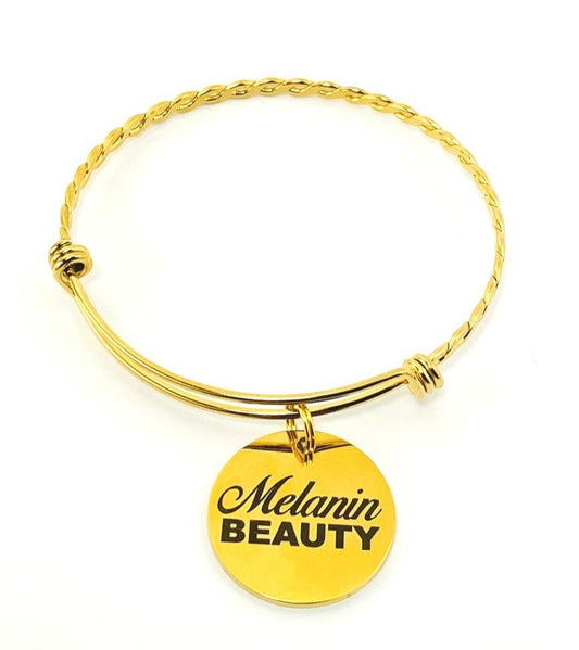 Melanin Beauty Ally Bangle - Gold