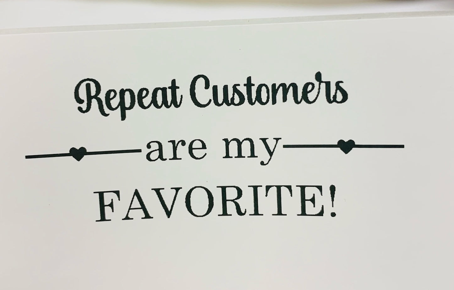 Repeat Customers Labels