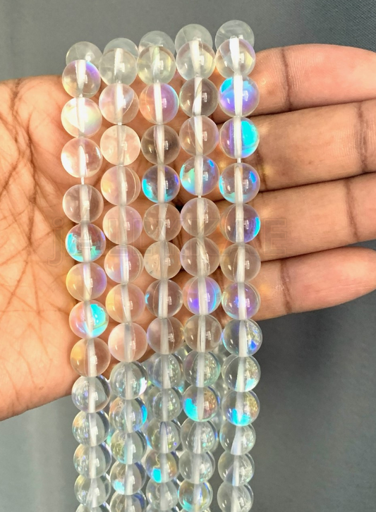 Synthetic Moonstone (Mystic Aura Quartz) - Clear