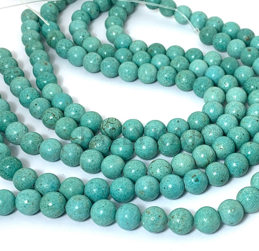 Howlite Beads - Turquoise