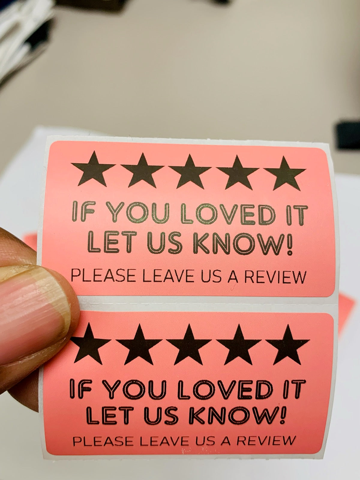 Review Labels