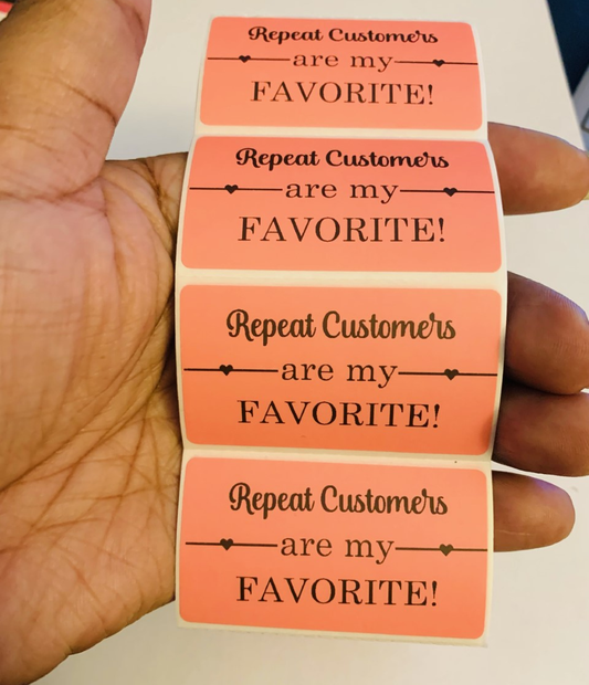 Repeat Customers Labels