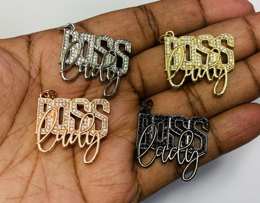 Boss Lady Cursive Charm