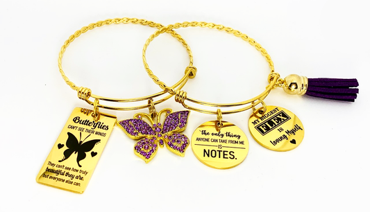 Butterflies Ally Bangle Set