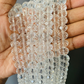 Faceted Rondelle Glass Beads