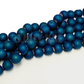 Electroplated Natural Agate - Blue