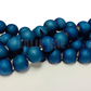 Electroplated Natural Agate - Blue