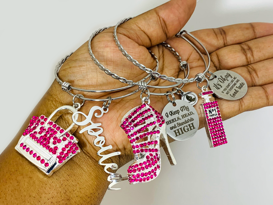 High Standards Adjustable Charm Bracelets Set