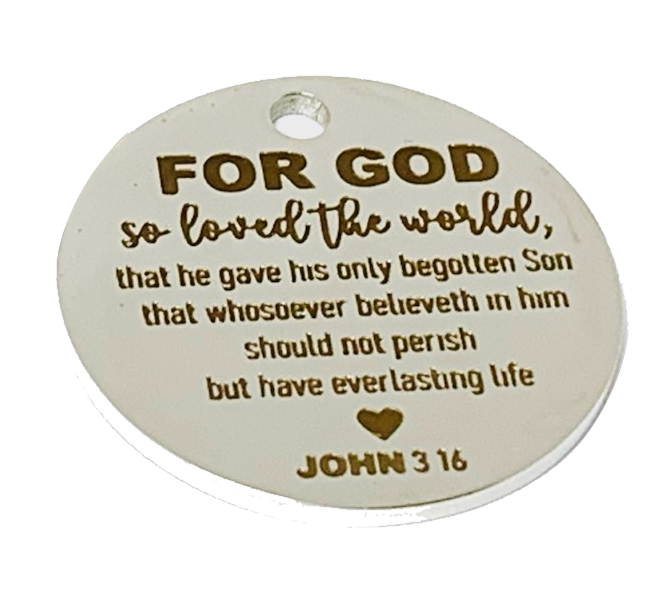 So Loved (John 3:16) Charm