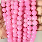 Jade Beads - Pink