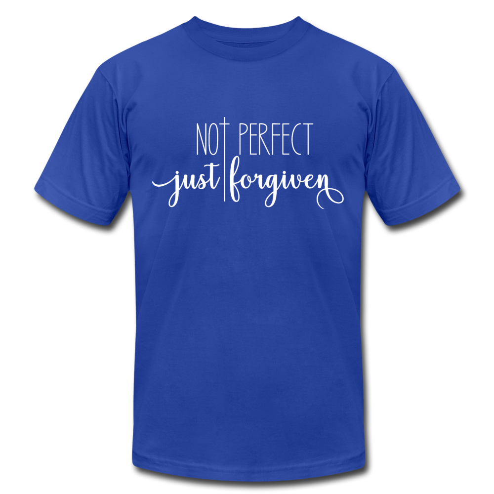 Not Perfect - royal blue