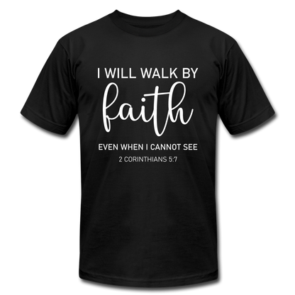 Walk By Faith - black