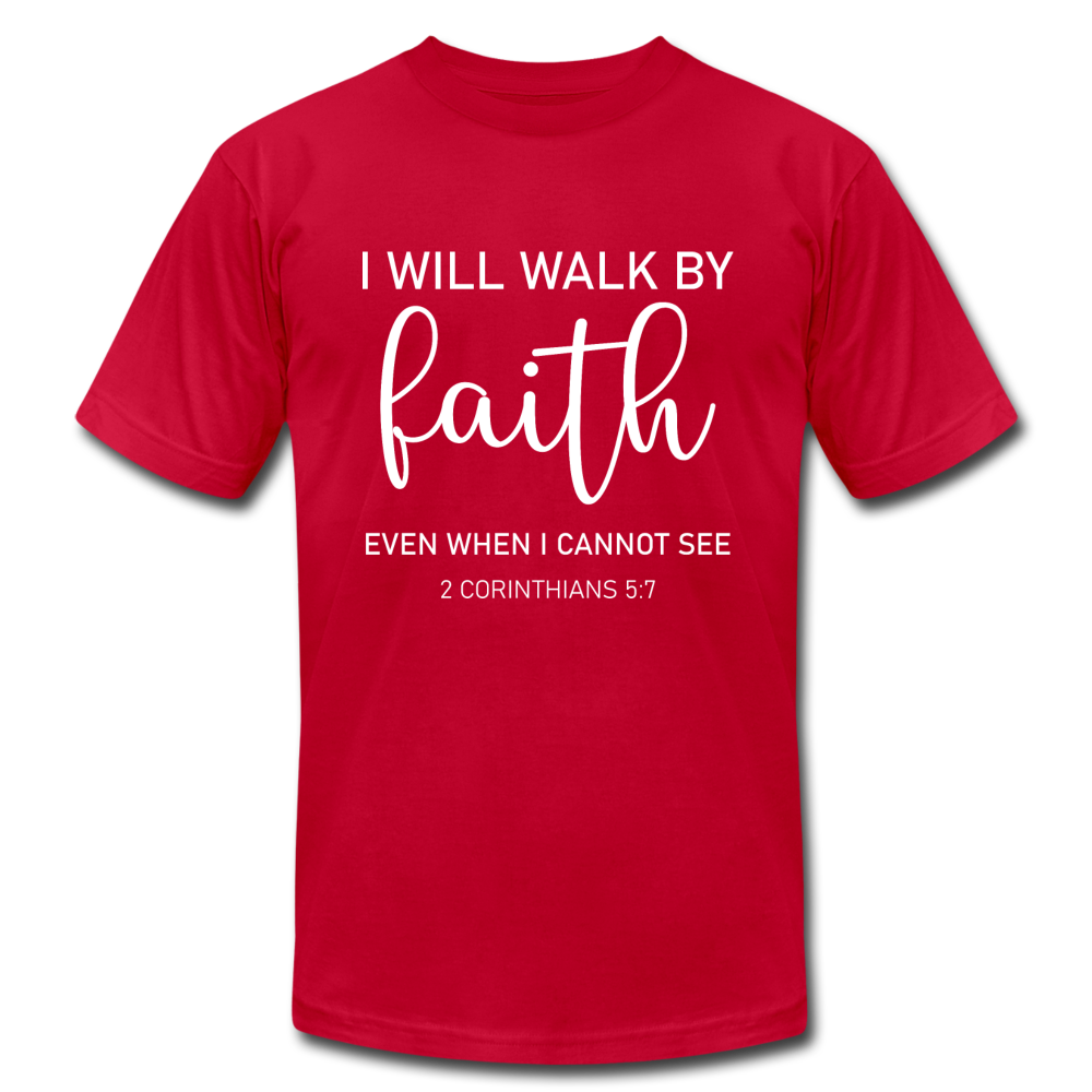 Walk By Faith - red