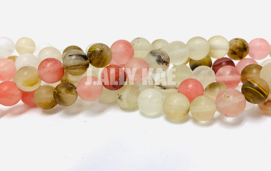 Tigerskin Glass Beads (Frosted)