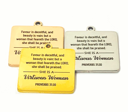 Virtuous Woman Charm