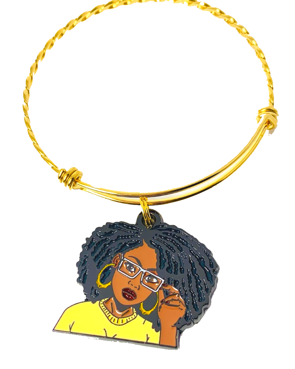 Lady in Yellow Ally Bangle